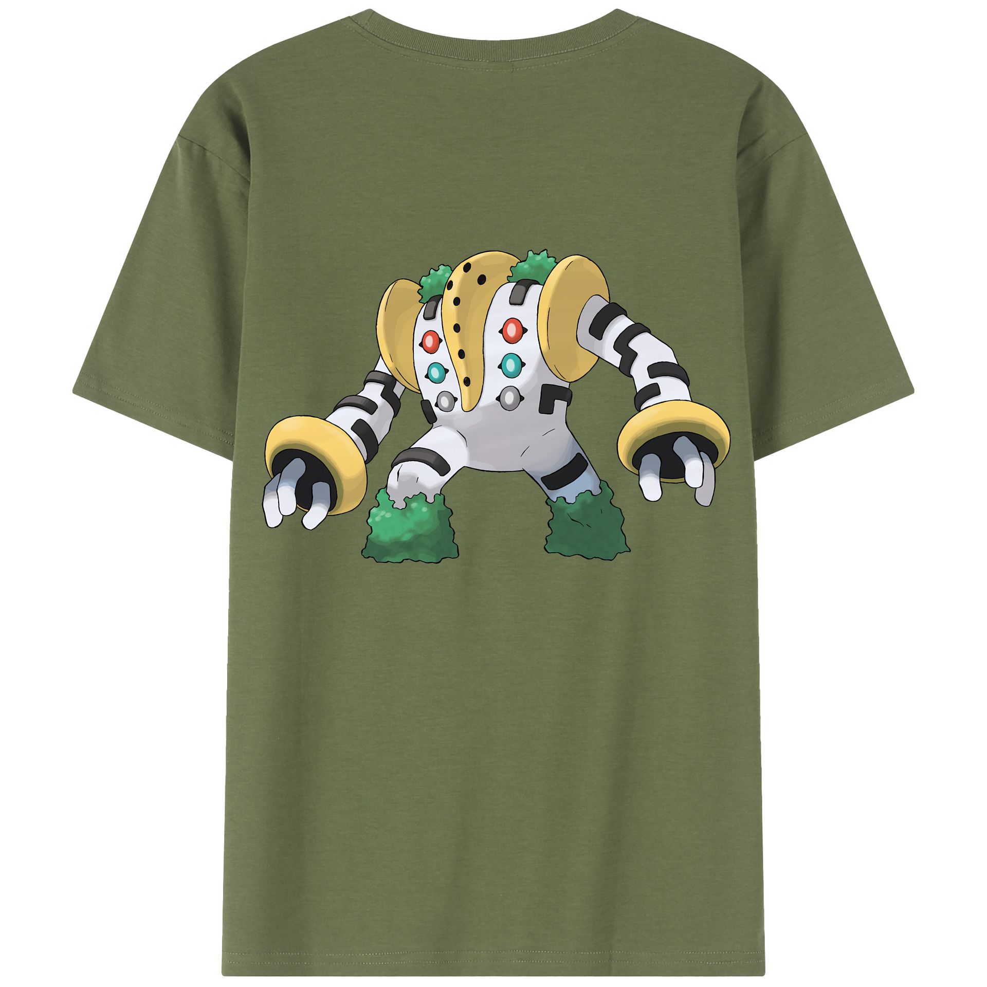 （画像用） ポケットモンスター Pokémon 綿100％半袖Tシャツ（背面プリント）
